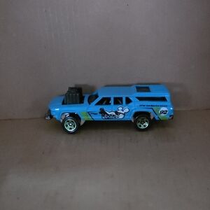 Cruise Bruiser Mattel Blue Race Car with Graphics